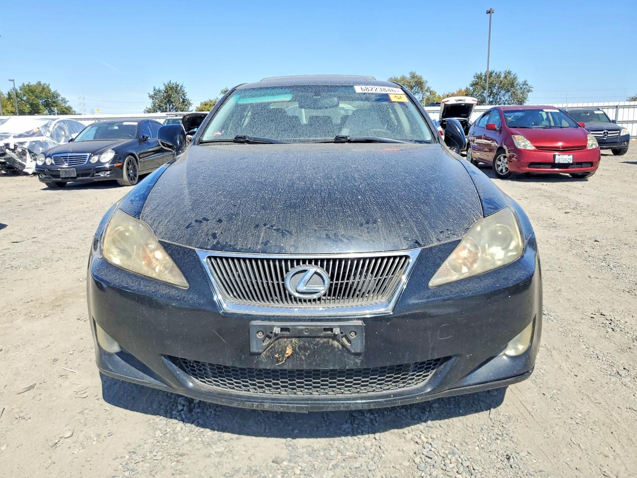 2008 Lexus Is 250 Base Black vin: JTHBK262285077215