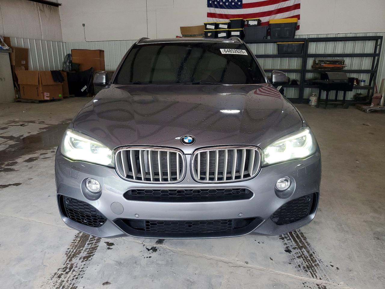 2015 Bmw X5 Xdrive50i Gray vin: 5UXKR6C57F0J77032