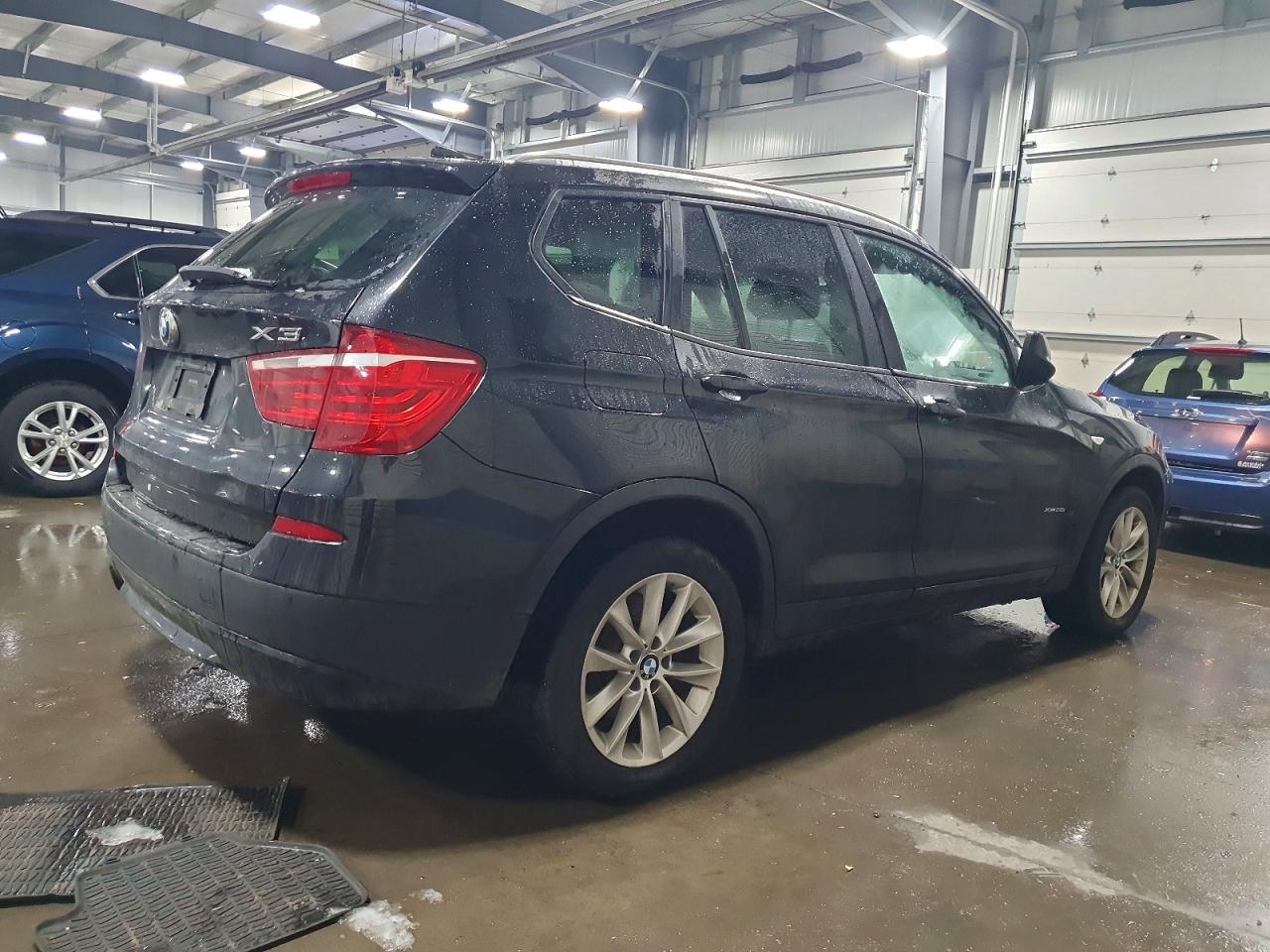 2014 Bmw X3 Black vin: 5UXWX9C58E0D43391