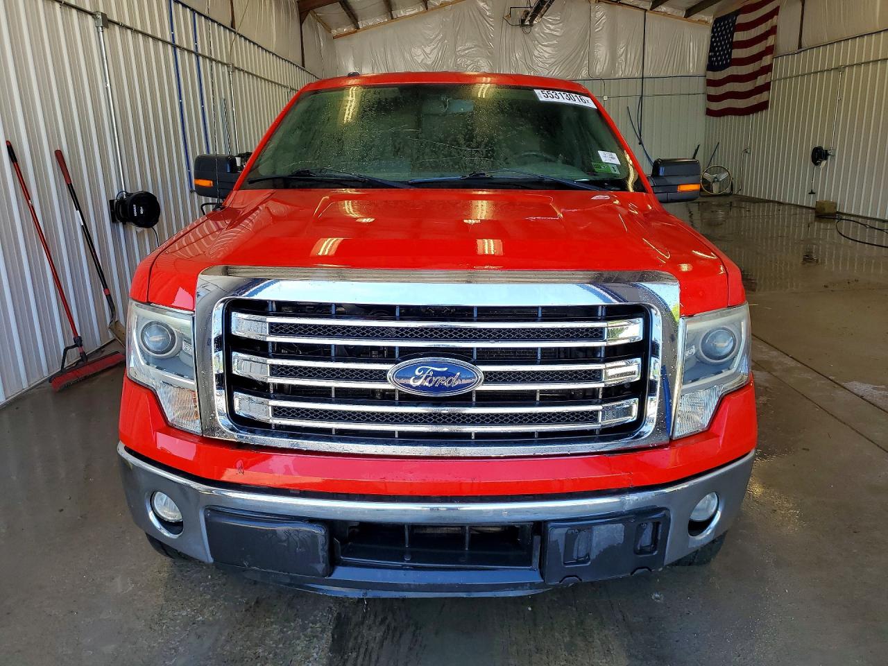 2014 Ford F150 Supercrew Red vin: 1FTFW1ET7EKF51670