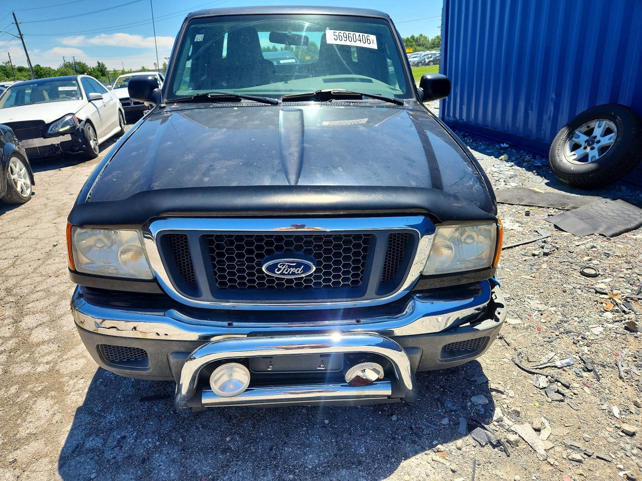2004 Ford Ranger Super Cab Black vin: 1FTYR15E54PA91945