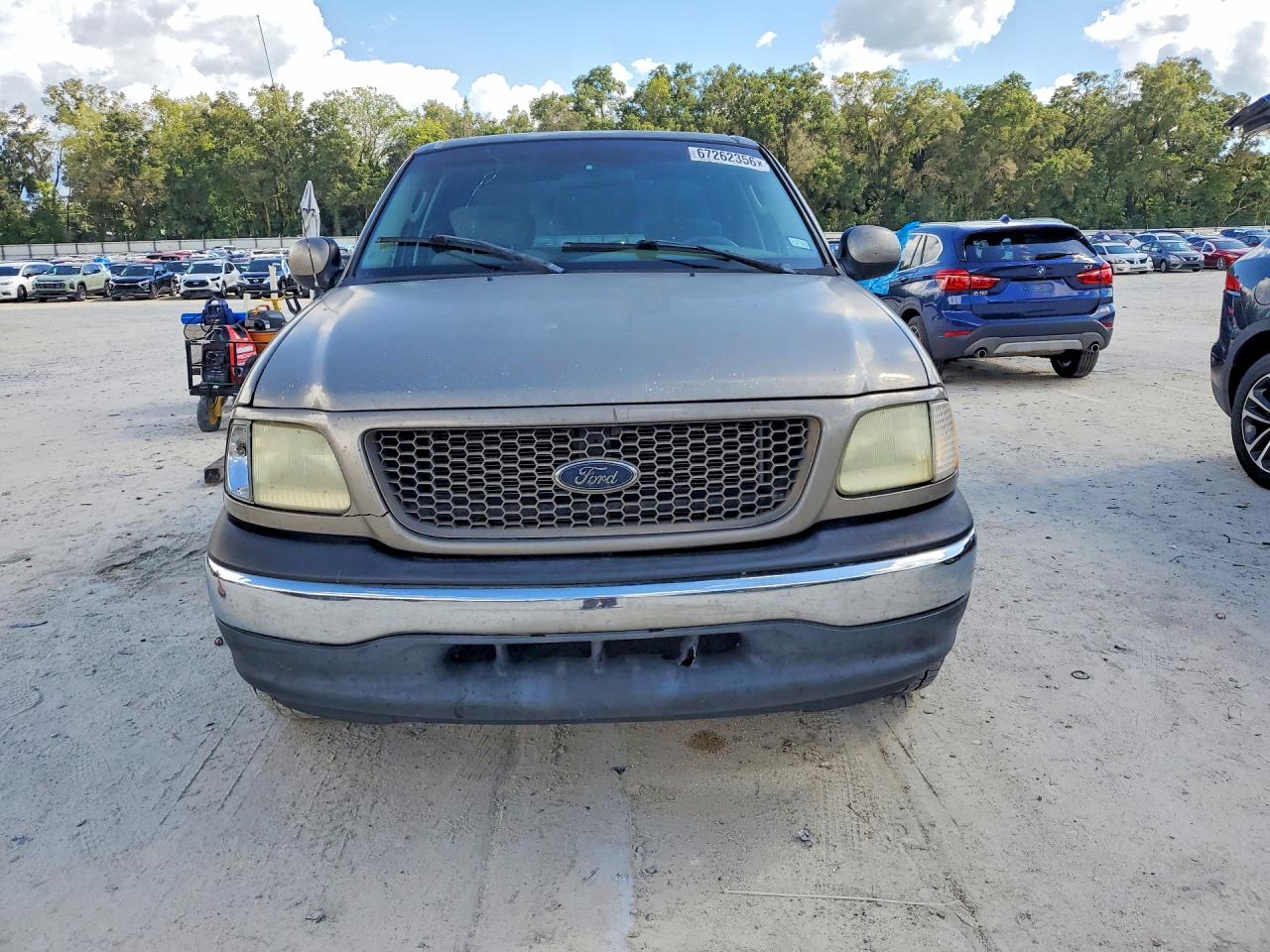 2002 Ford F150 Supercrew Tan vin: 1FTRW076X2KE17987