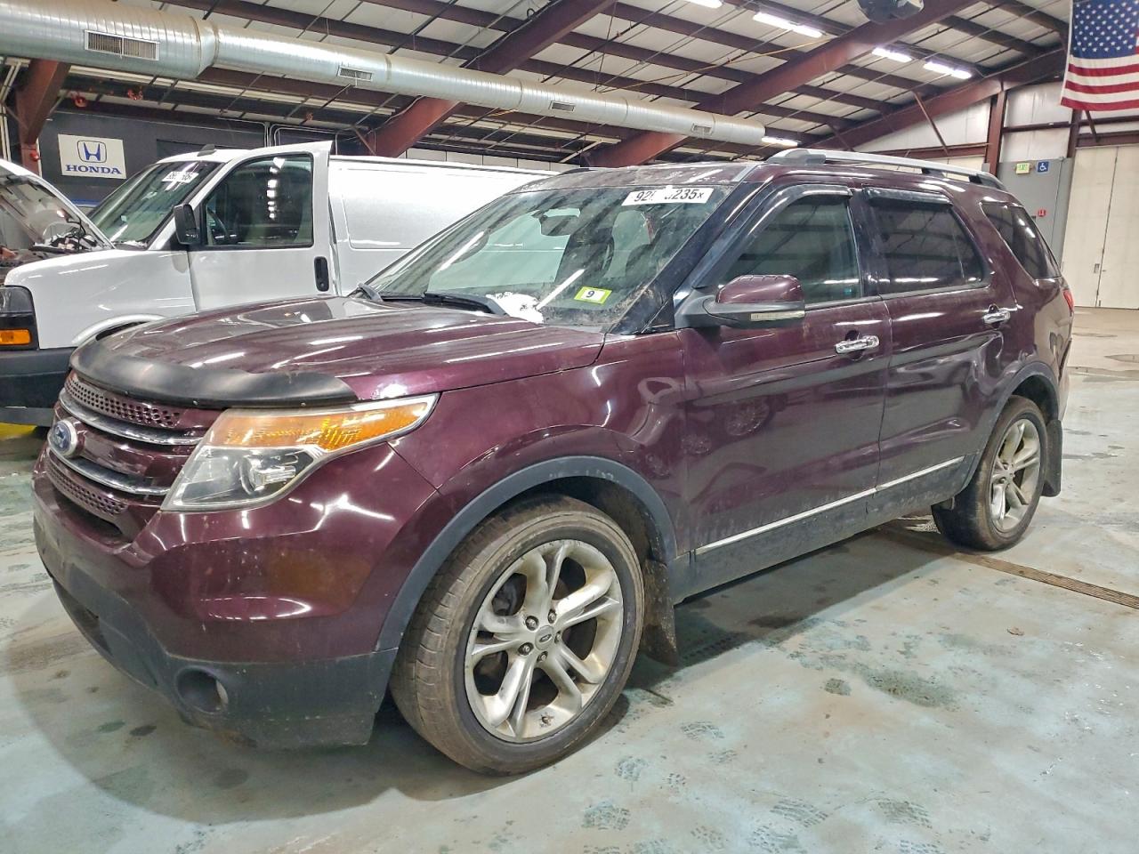 2011 Ford Explorer Limited Бордовый vin: 1FMHK8F87BGA26870