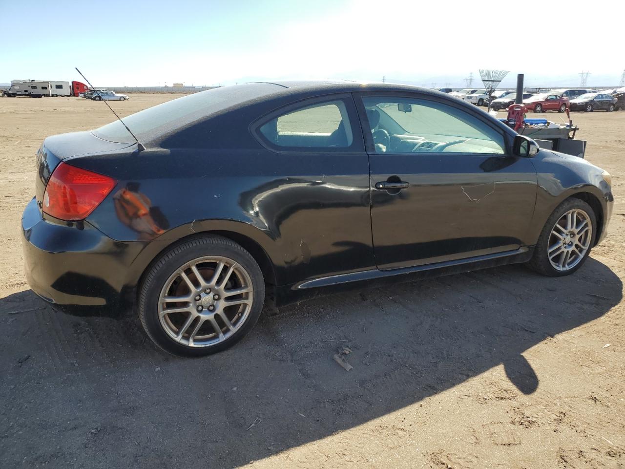 2007 Toyota Scion Tc Black vin: JTKDE177370167757