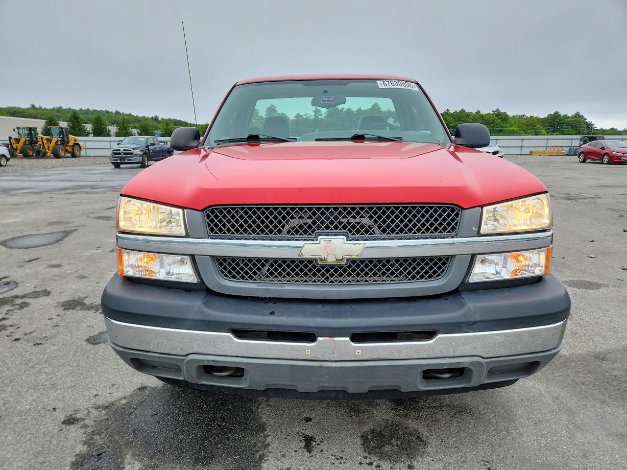 2005 Chevrolet Silverado K1500 Red vin: 1GCEK14X15Z210235