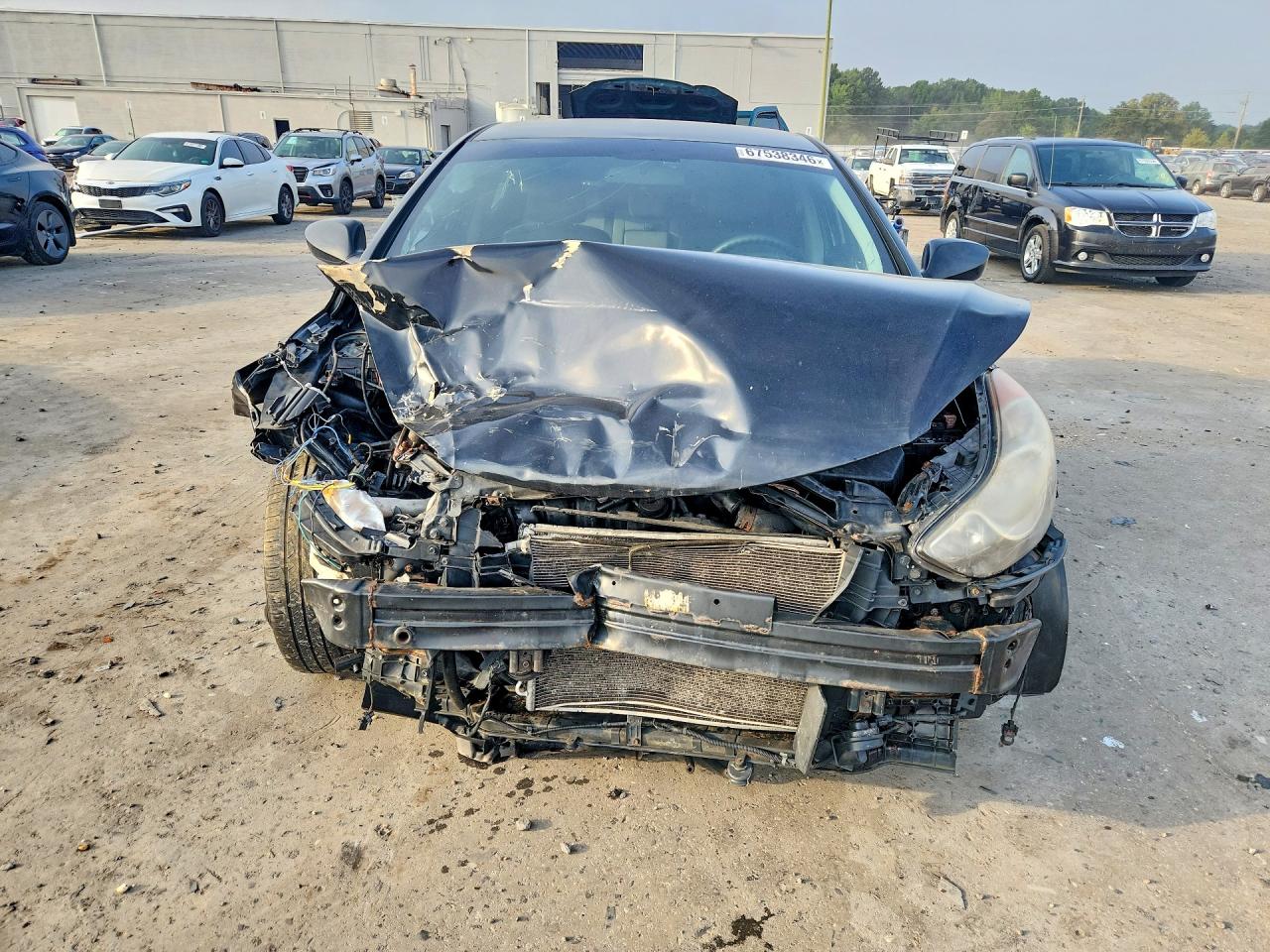 2013 Hyundai Elantra Gls Black vin: KMHDH4AE8DU548110