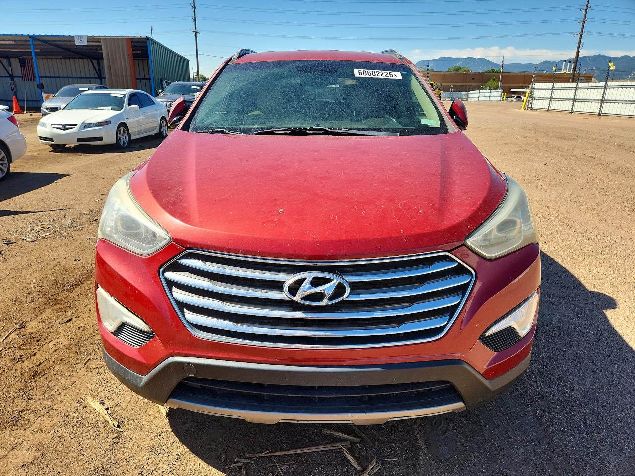 2013 Hyundai Santa Fe Gls Red vin: KM8SN4HF6DU002212