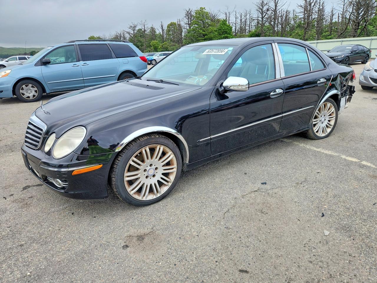 2008 Mercedes-benz E 350 4matic Black vin: WDBUF87XX8B259546