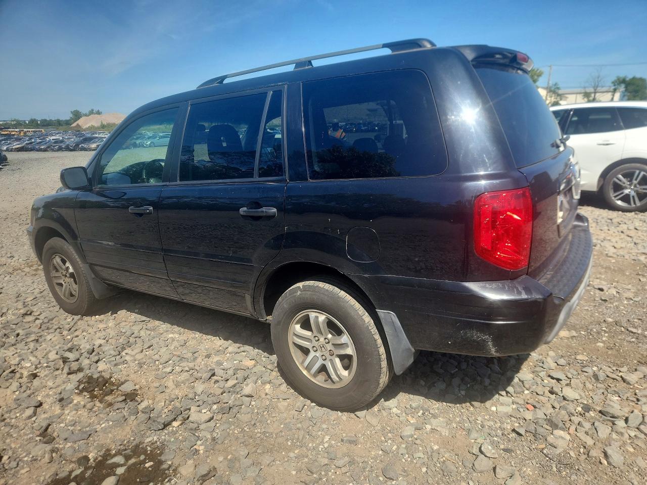 2003 Honda Pilot Exl Black vin: 2HKYF185X3H616299