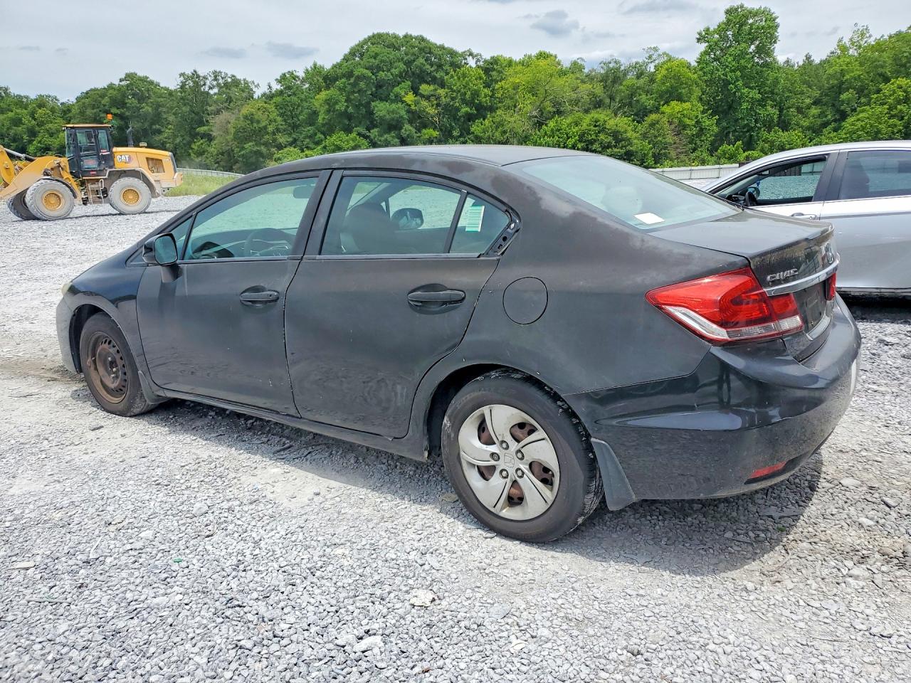 2013 Honda Civic Lx Black vin: 19XFB2F56DE242470