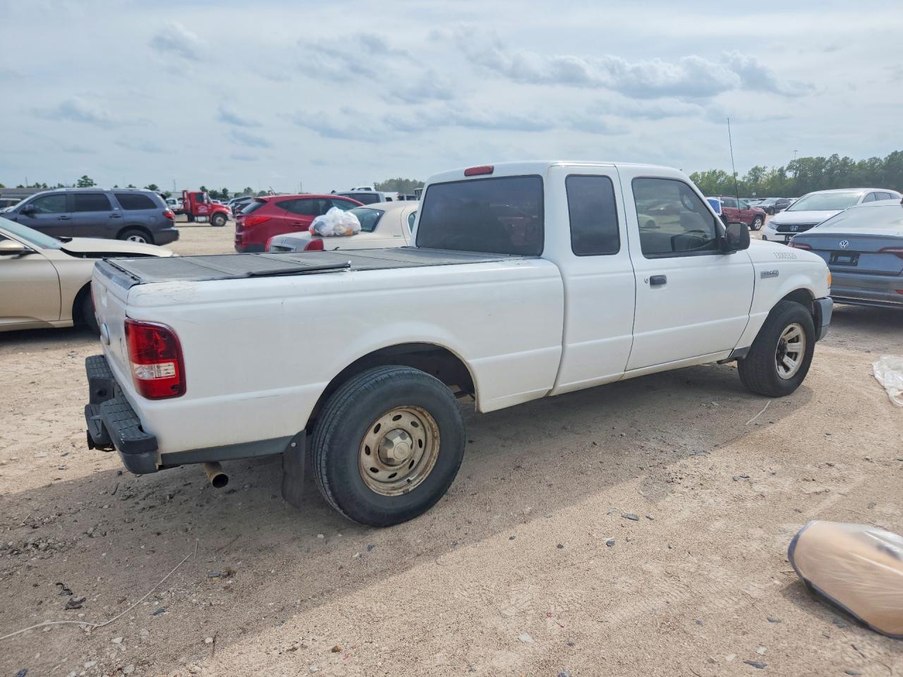 2009 Ford Ranger Super Cab Белый vin: 1FTYR14D09PA59145