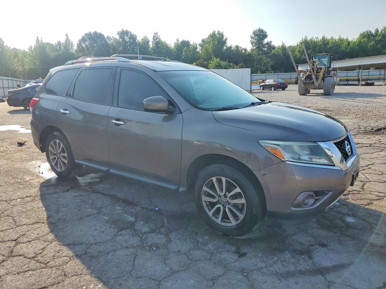 2013 Nissan Pathfinder S Gray vin: 5N1AR2MN1DC610131