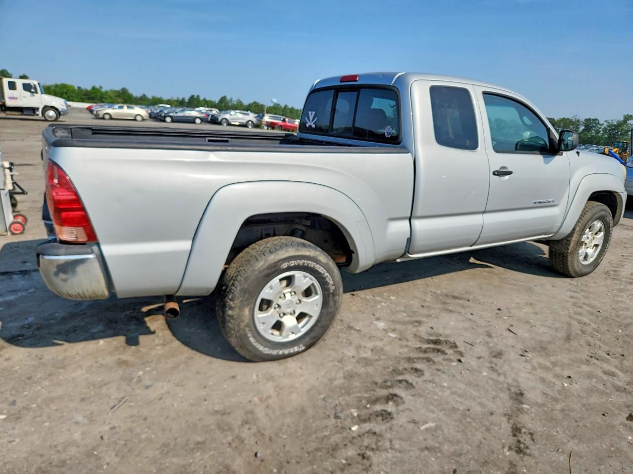 2006 Toyota Tacoma Prerunner Access Cab Silver vin: 5TETU62N46Z302445
