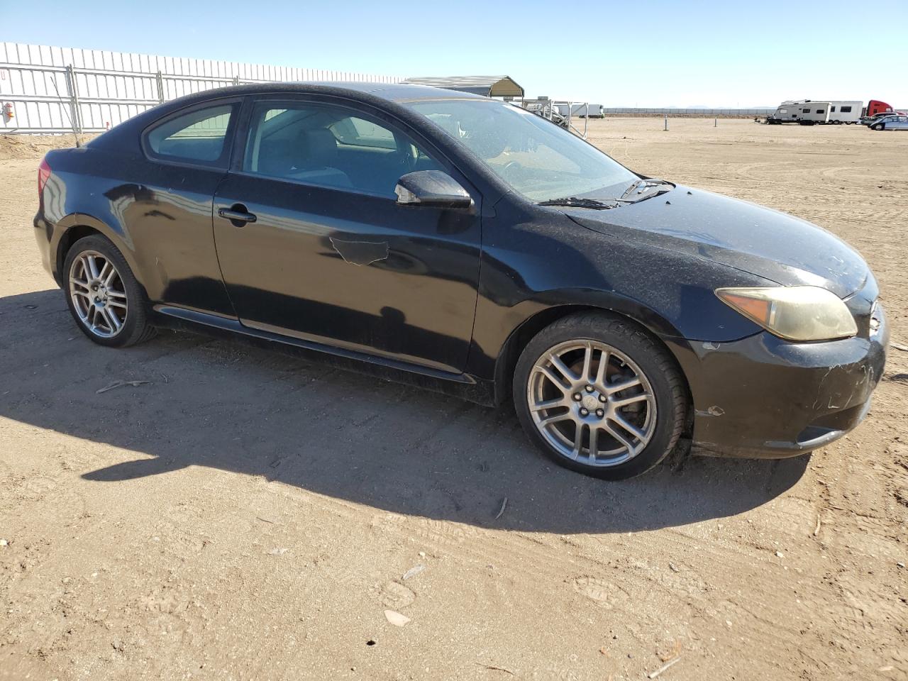 2007 Toyota Scion Tc Black vin: JTKDE177370167757