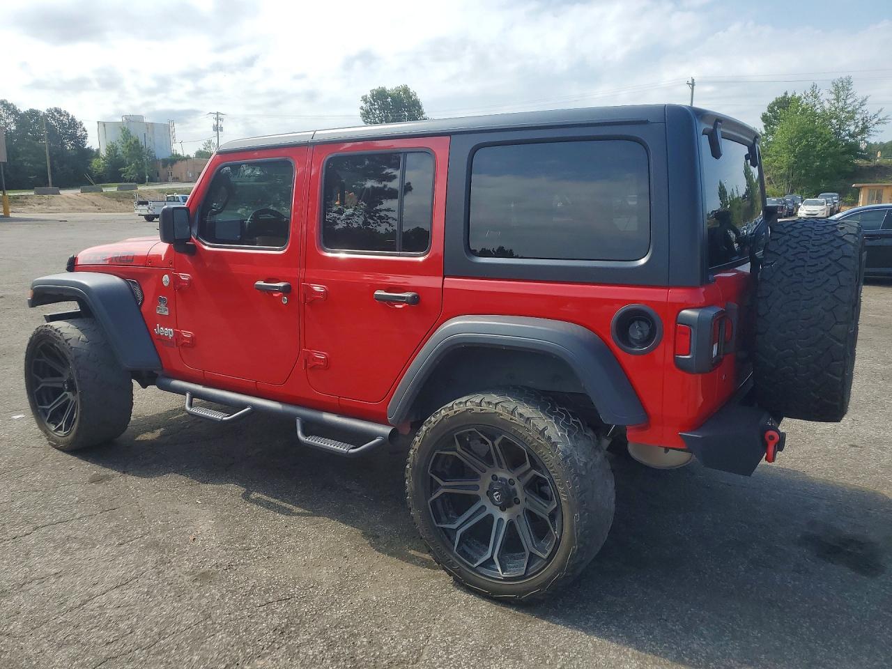 2019 Jeep Wrangler Unlimited Sport Red vin: 1C4HJXDG5KW528214