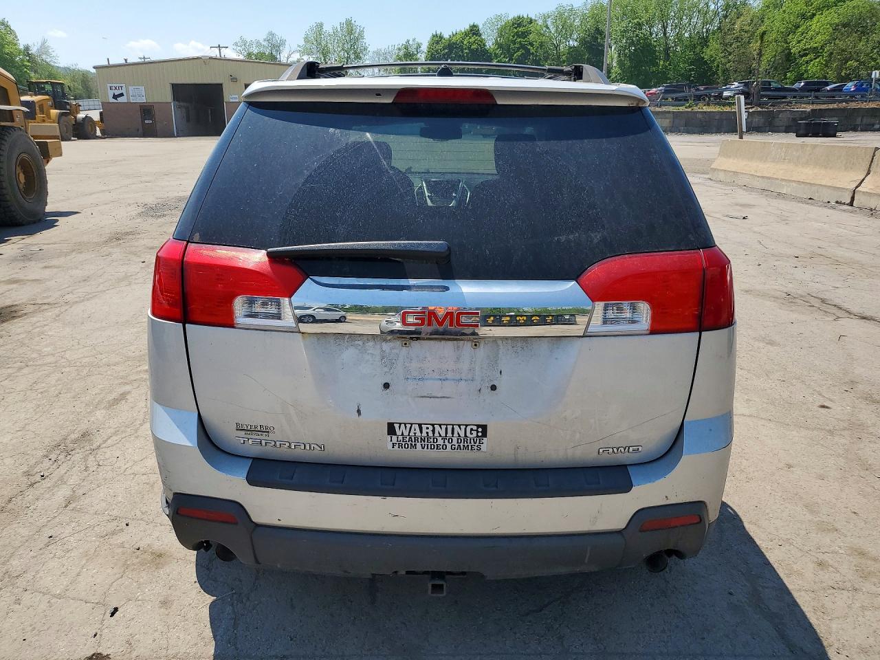 2012 Gmc Terrain Sle Silver vin: 2GKFLTE57C6216371