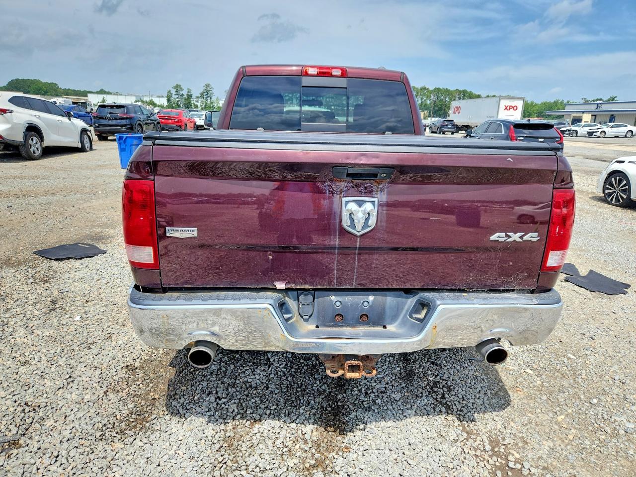2012 Dodge Ram 1500 Laramie Maroon vin: 1C6RD7JT9CS173285