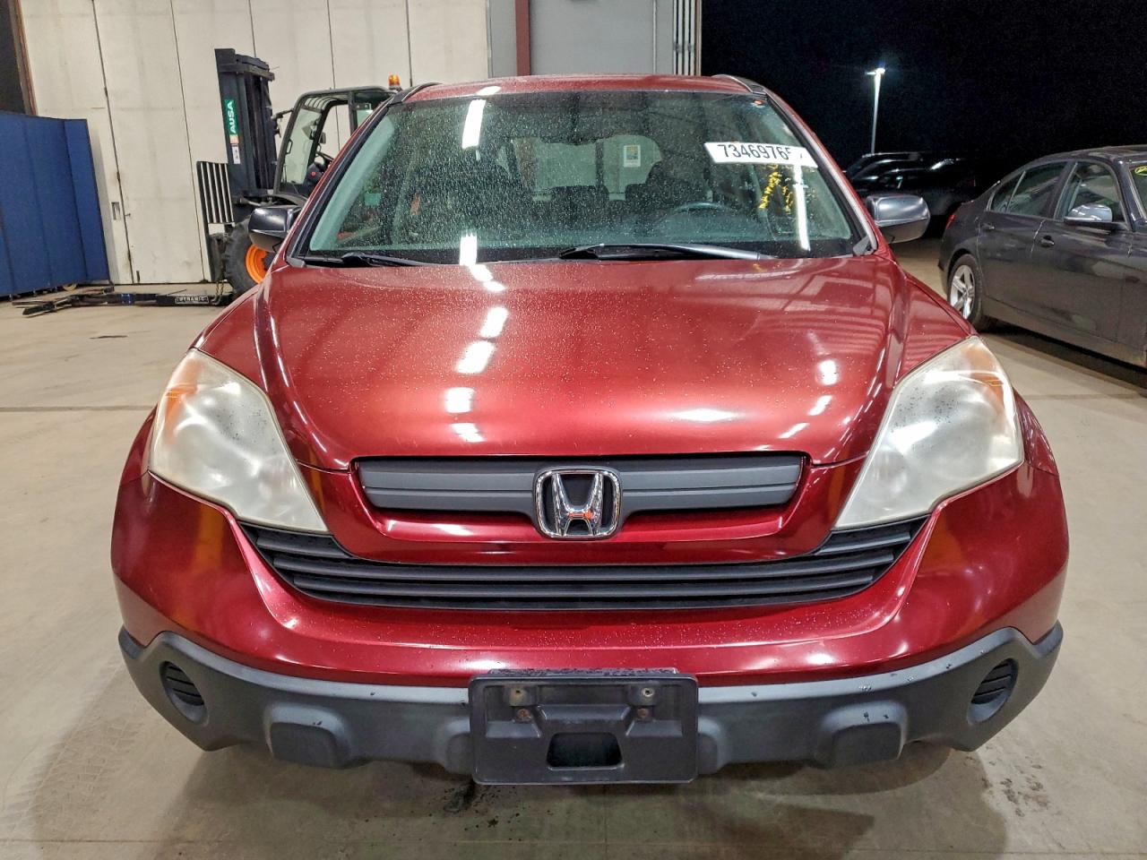2008 Honda Cr-v Lx Red vin: JHLRE48318C040373