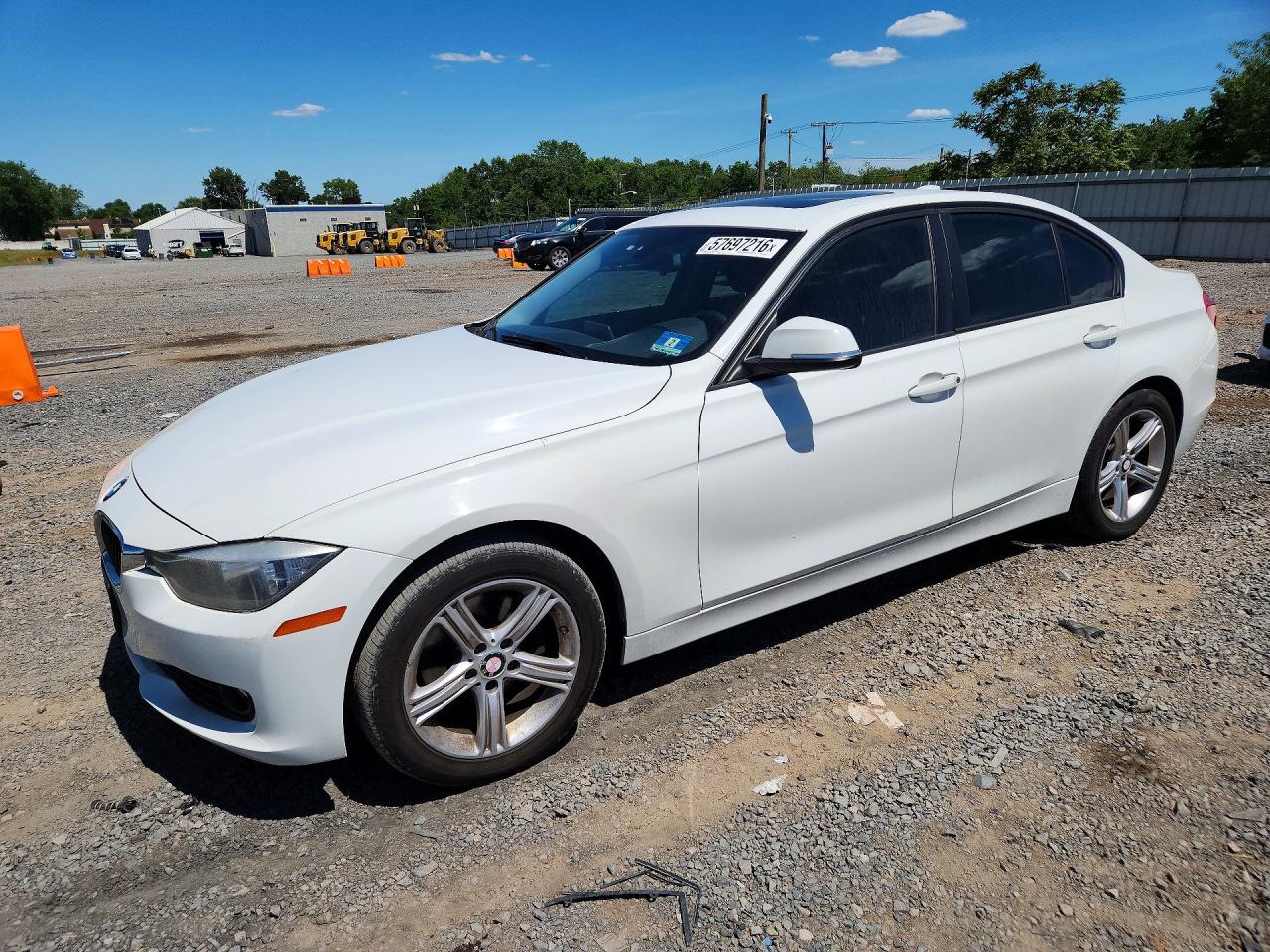 2014 Bmw 328 Xi Sulev White vin: WBA3B5G50ENS07727