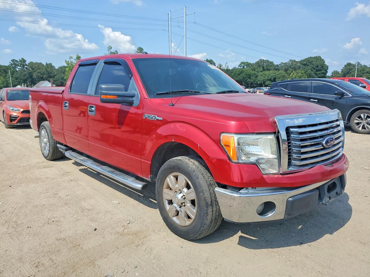 2011 Ford F150 Supercrew Красный vin: 1FTFW1CF5BKE01565