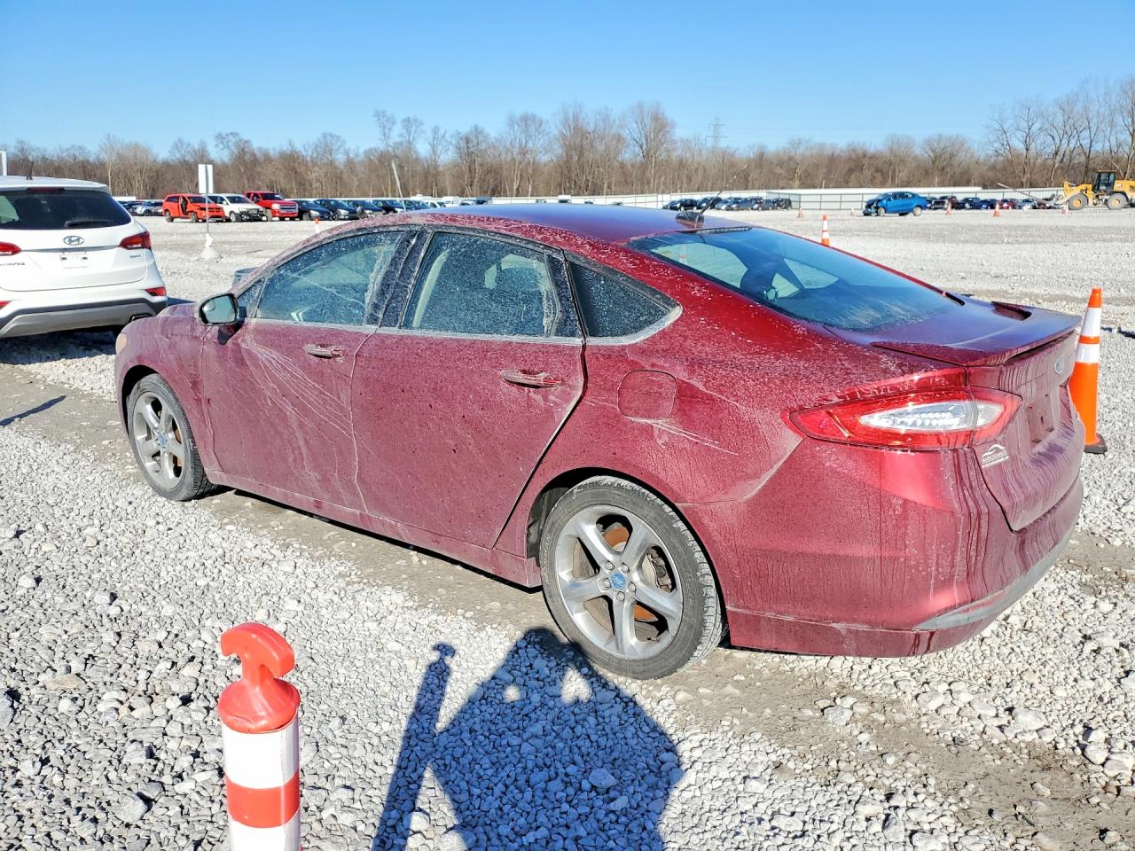 2013 Ford Fusion Se Red vin: 3FA6P0HR9DR119766