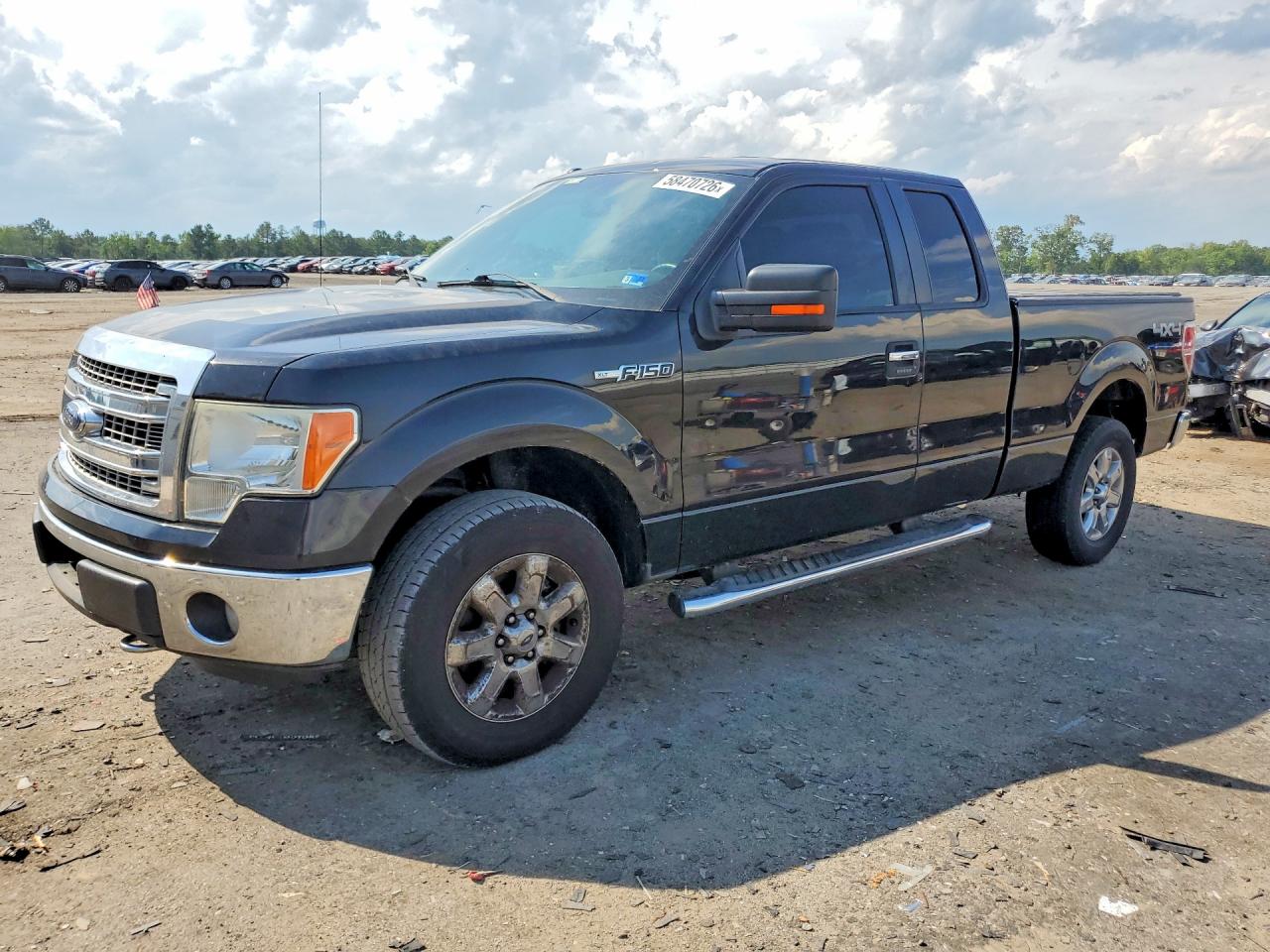 2014 Ford F150 Super Cab Черный vin: 1FTEX1EM5EFA54871