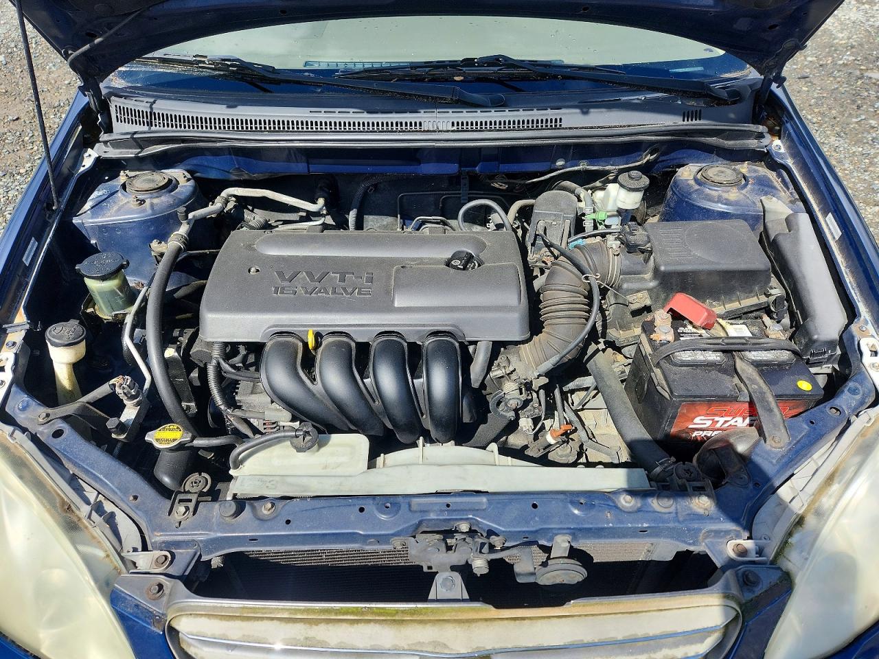 2004 Toyota Corolla Le Blue vin: 1NXBR38E54Z312700