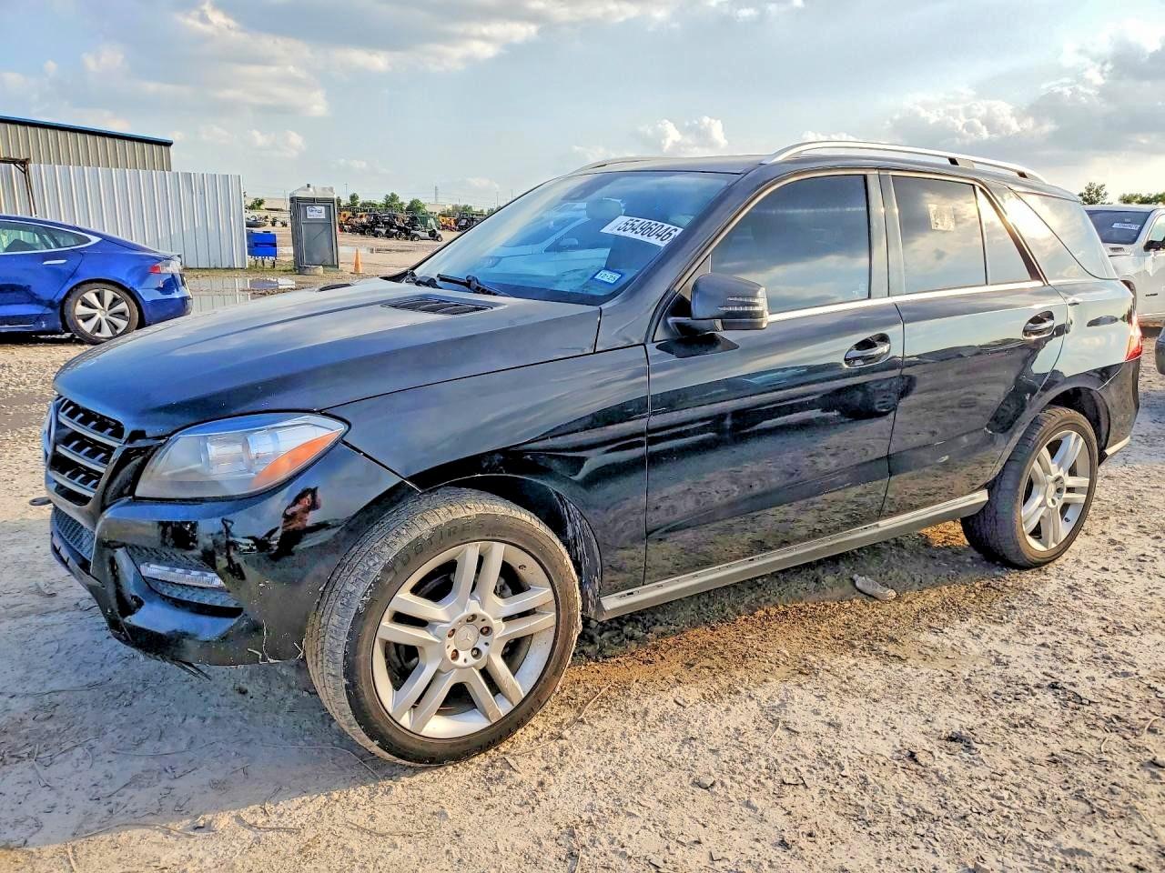 2015 Mercedes-benz Ml 350 Black vin: 4JGDA5JB3FA481193