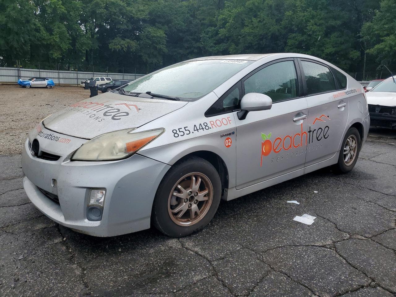 2010 Toyota Prius Ii Silver vin: JTDKN3DU9A0168990