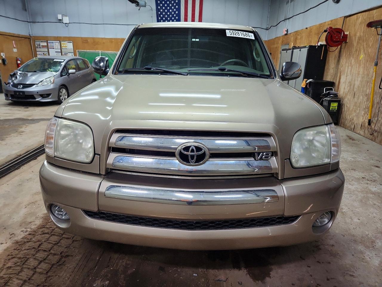 2005 Toyota Tundra Double Cab Sr5 Tan vin: 5TBET34185S496664