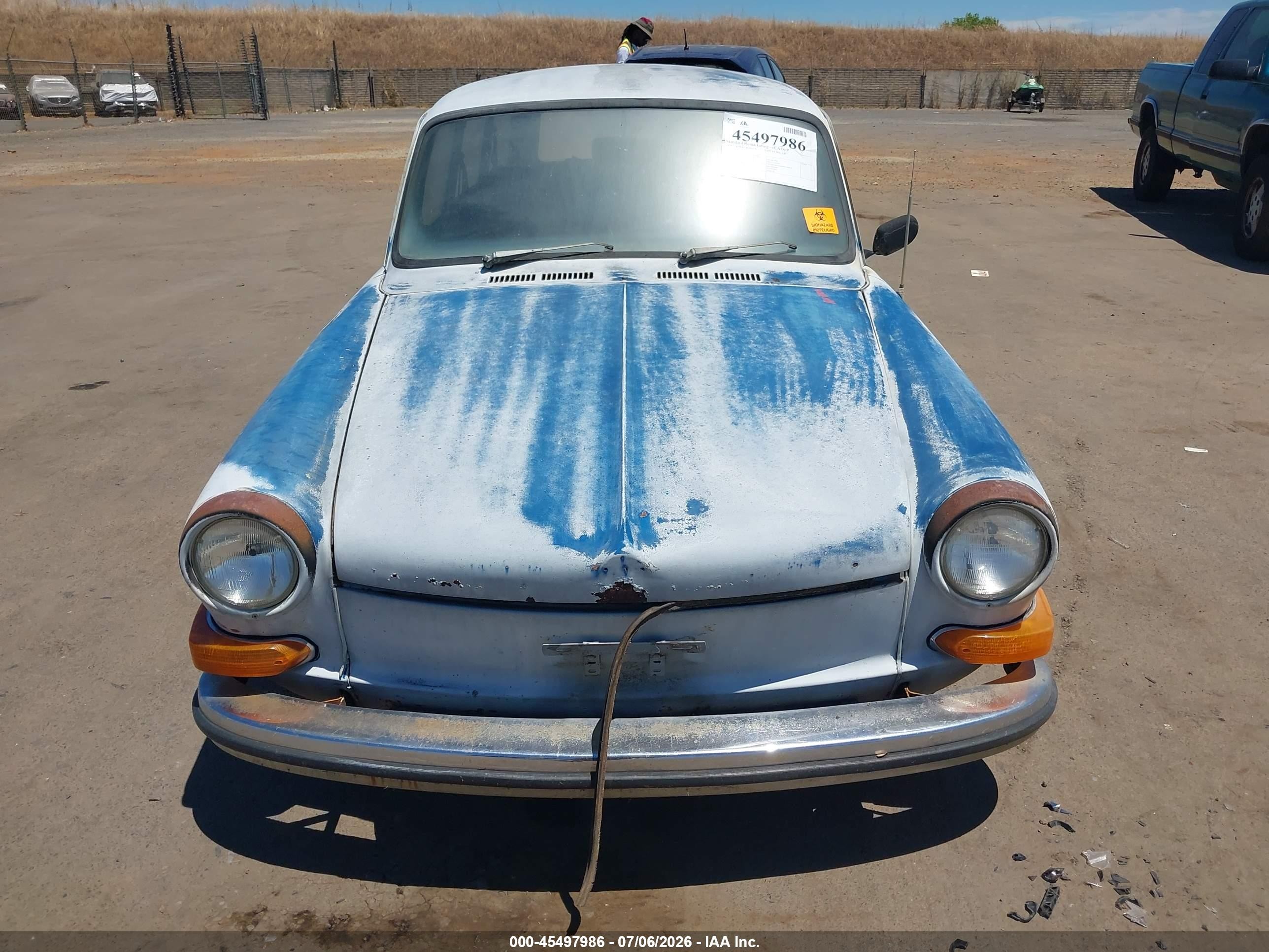 1970 Volkswagen Squareback Sedan Blue vin: 3602246074