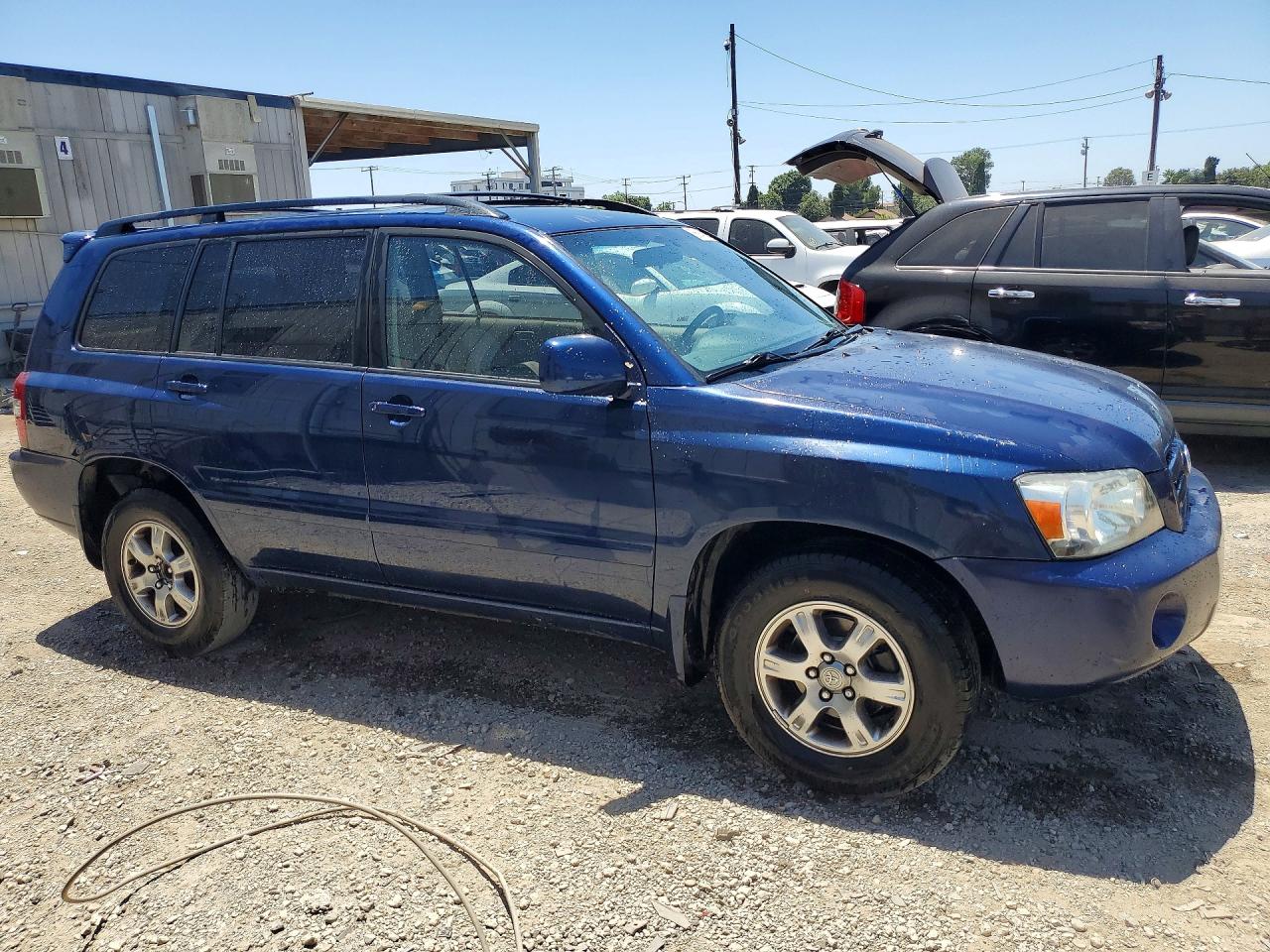 2005 Toyota Highlander Limited Blue vin: JTEDP21A550080821