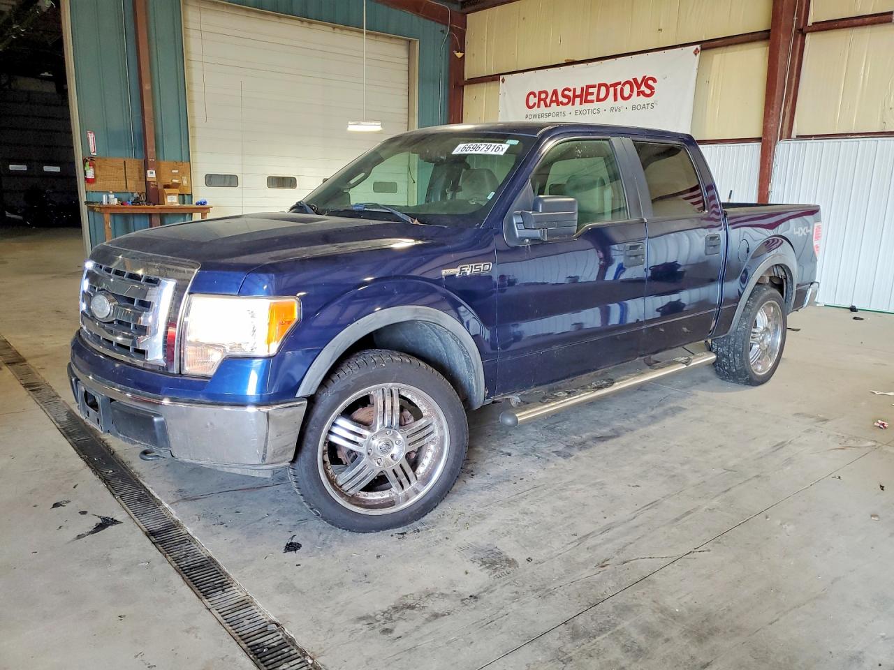 2009 Ford F150 Supercrew Синий vin: 1FTRW14879FA05475