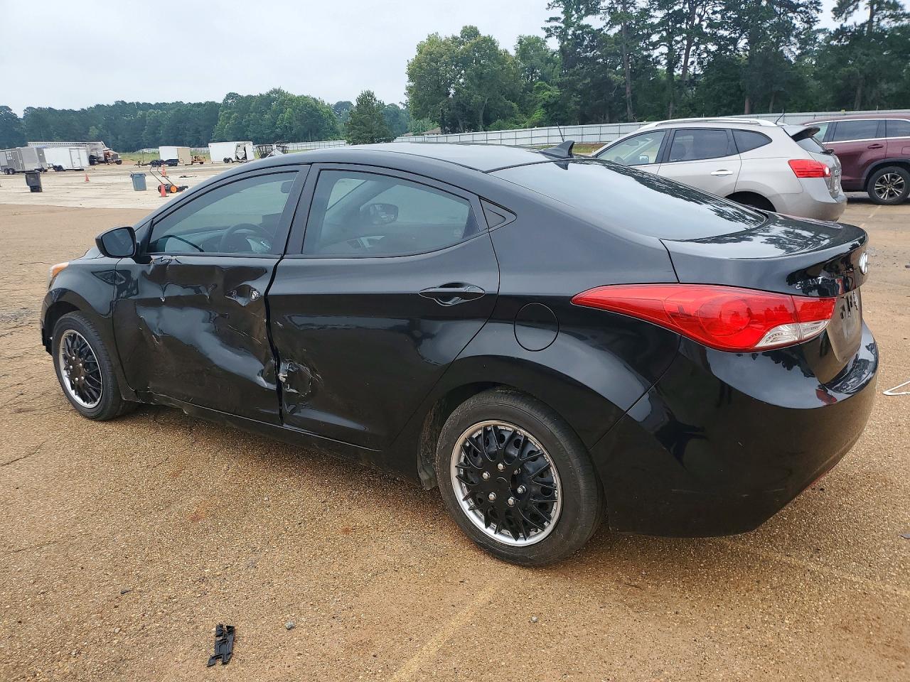 2011 Hyundai Elantra Gls Black vin: 5NPDH4AE5BH033254