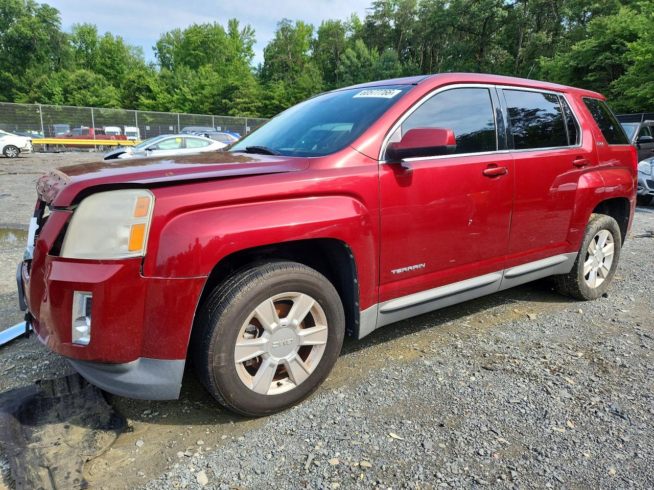 2012 Gmc Terrain Sle Red vin: 2GKALMEK6C6242000