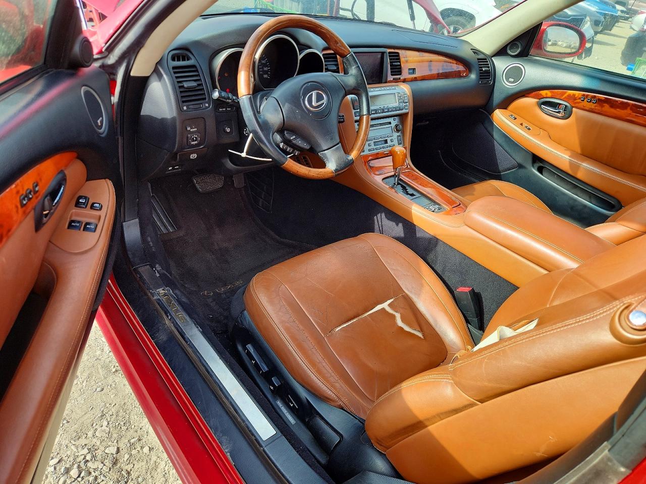 2002 Lexus Sc 430 Red vin: JTHFN48YX20010629