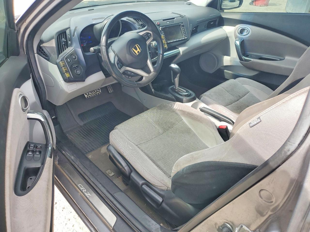 2011 Honda Cr-z Ex Gray vin: JHMZF1D65BS014864