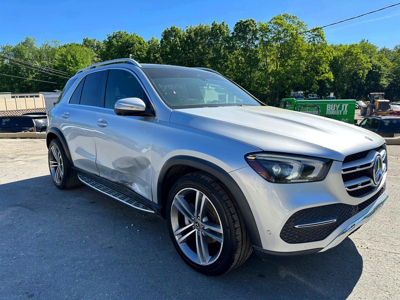 2020 Mercedes-benz Gle 350 4matic Серебряный vin: 4JGFB4KB1LA025476