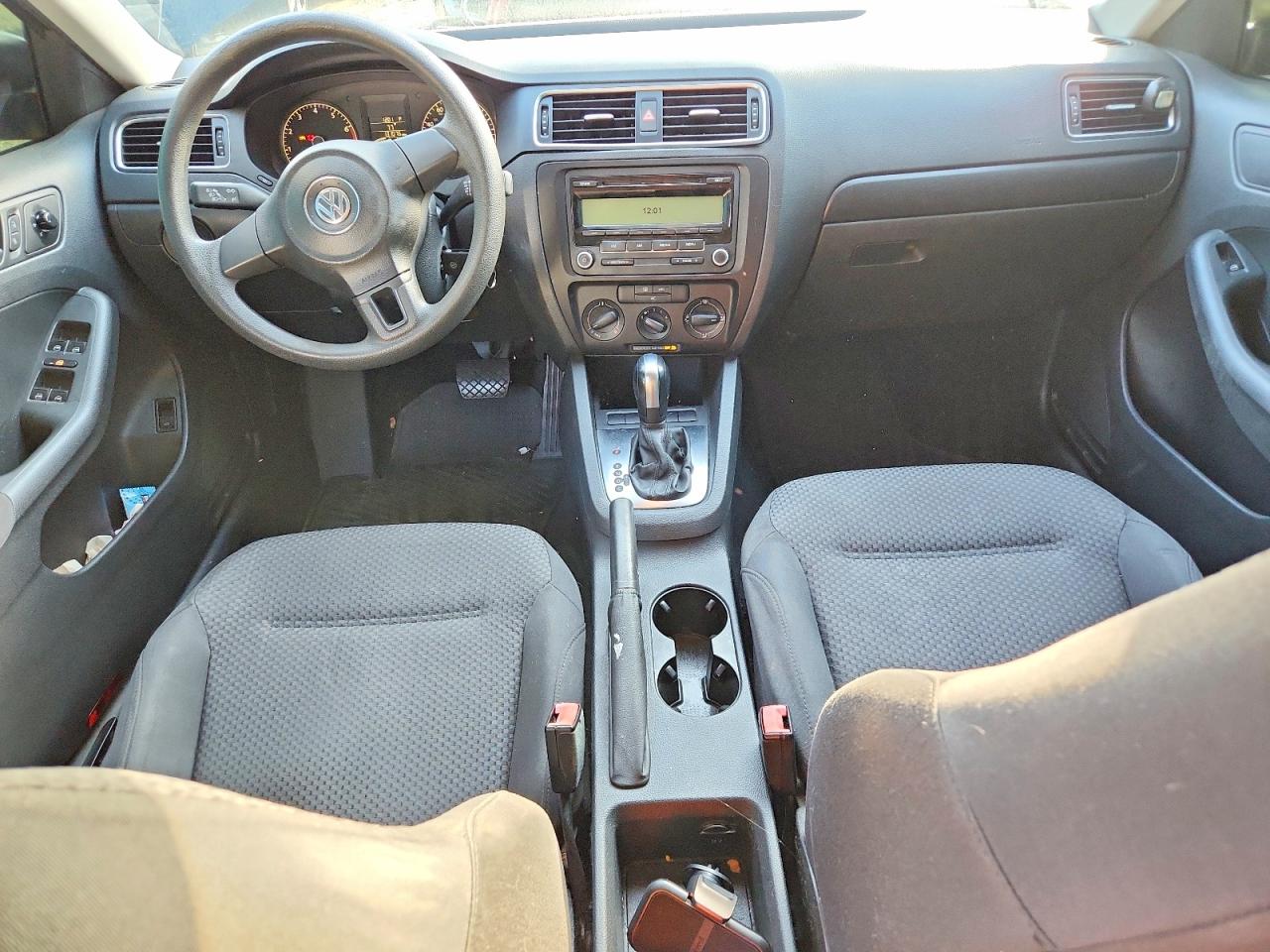 2011 Volkswagen Jetta Base Black vin: 3VW2K7AJ9BM058415