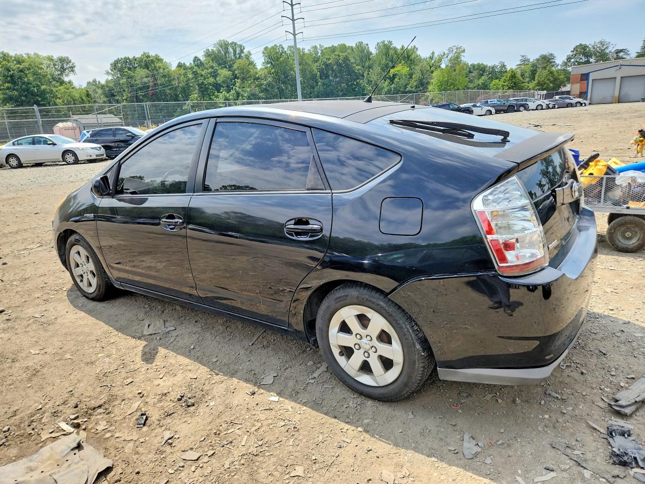 2008 Toyota Prius Base Black vin: JTDKB20U687702859