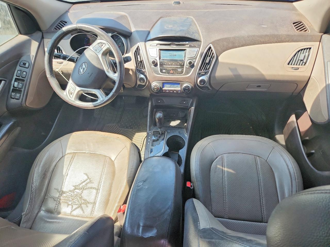 2012 Hyundai Tucson Limited Black vin: KM8JU3AC3CU489845