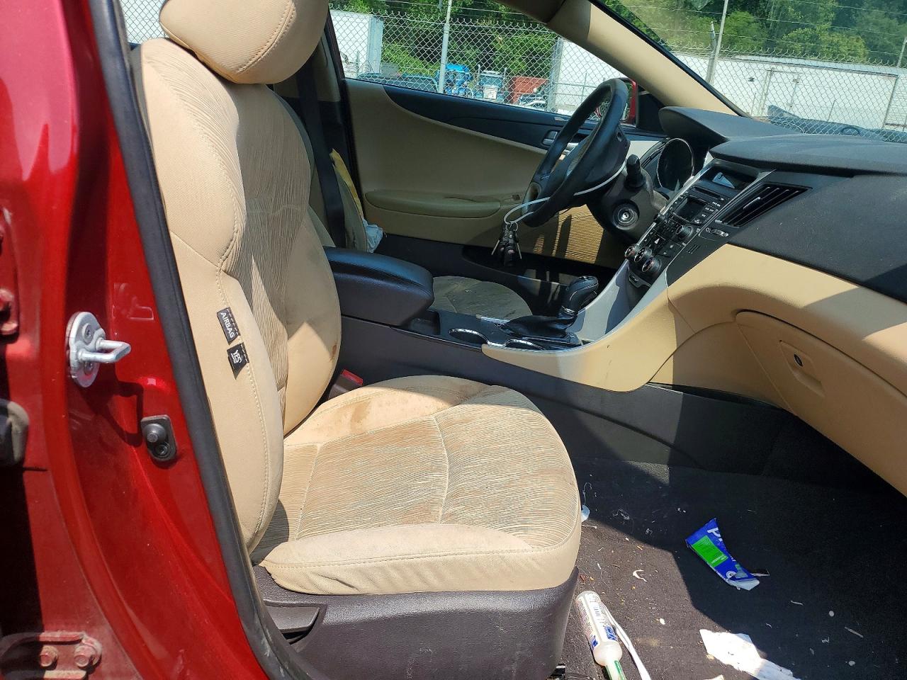 2014 Hyundai Sonata Gls Красный vin: 5NPEB4AC2EH944831