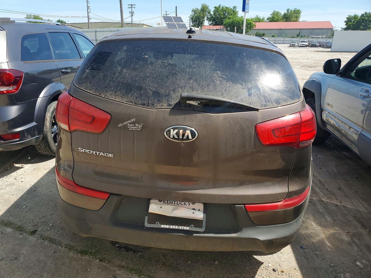 2014 Kia Sportage Lx Gray vin: KNDPB3AC1E7549482