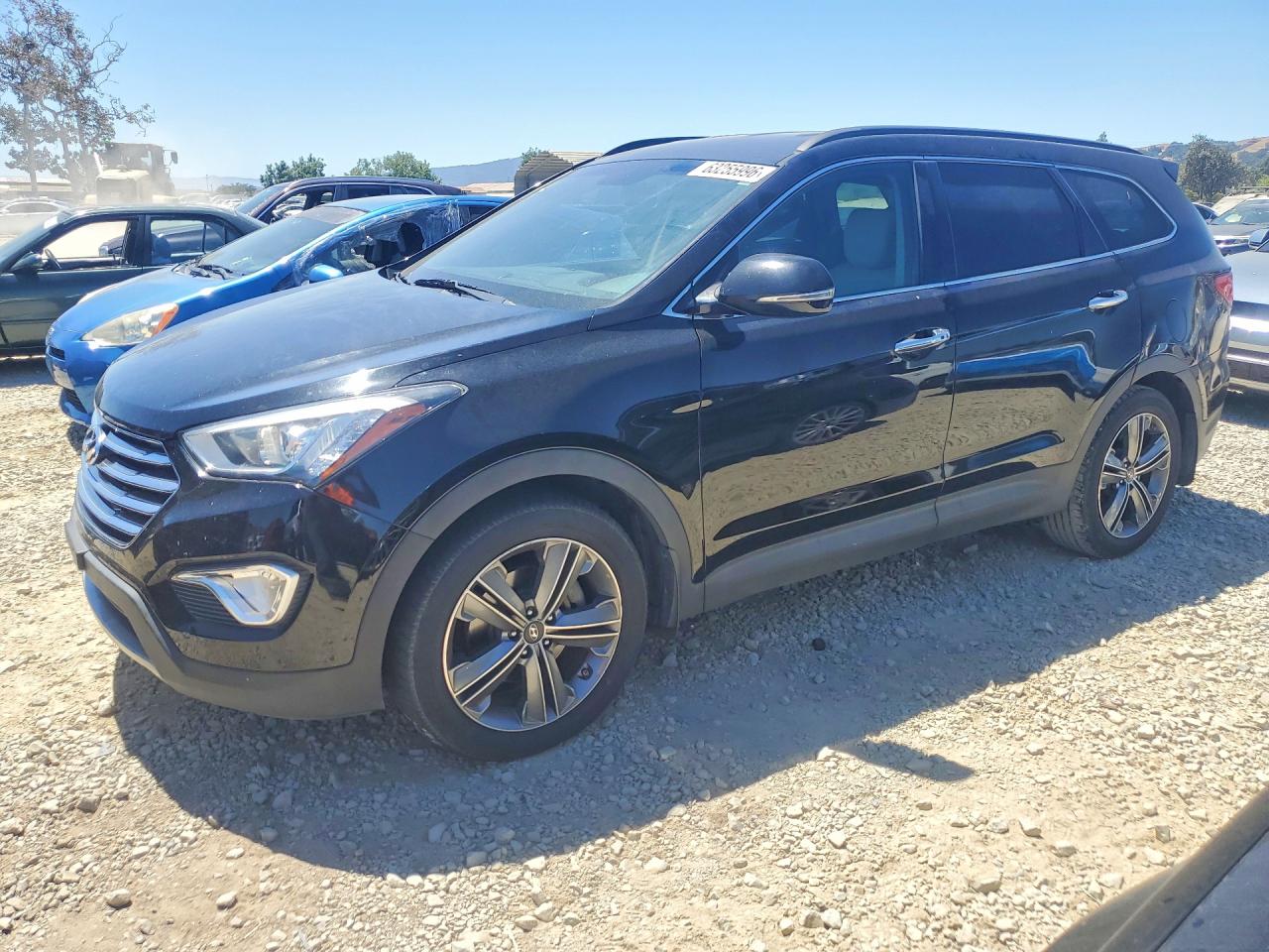 2015 Hyundai Santa Fe Limited Black vin: KM8SN4HFXFU113445