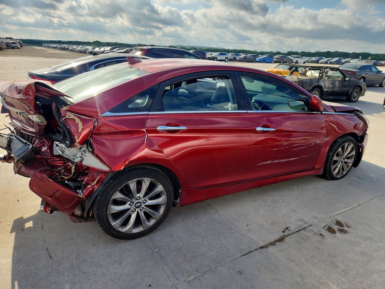 2011 Hyundai Sonata Se Red vin: 5NPEC4AC1BH038291
