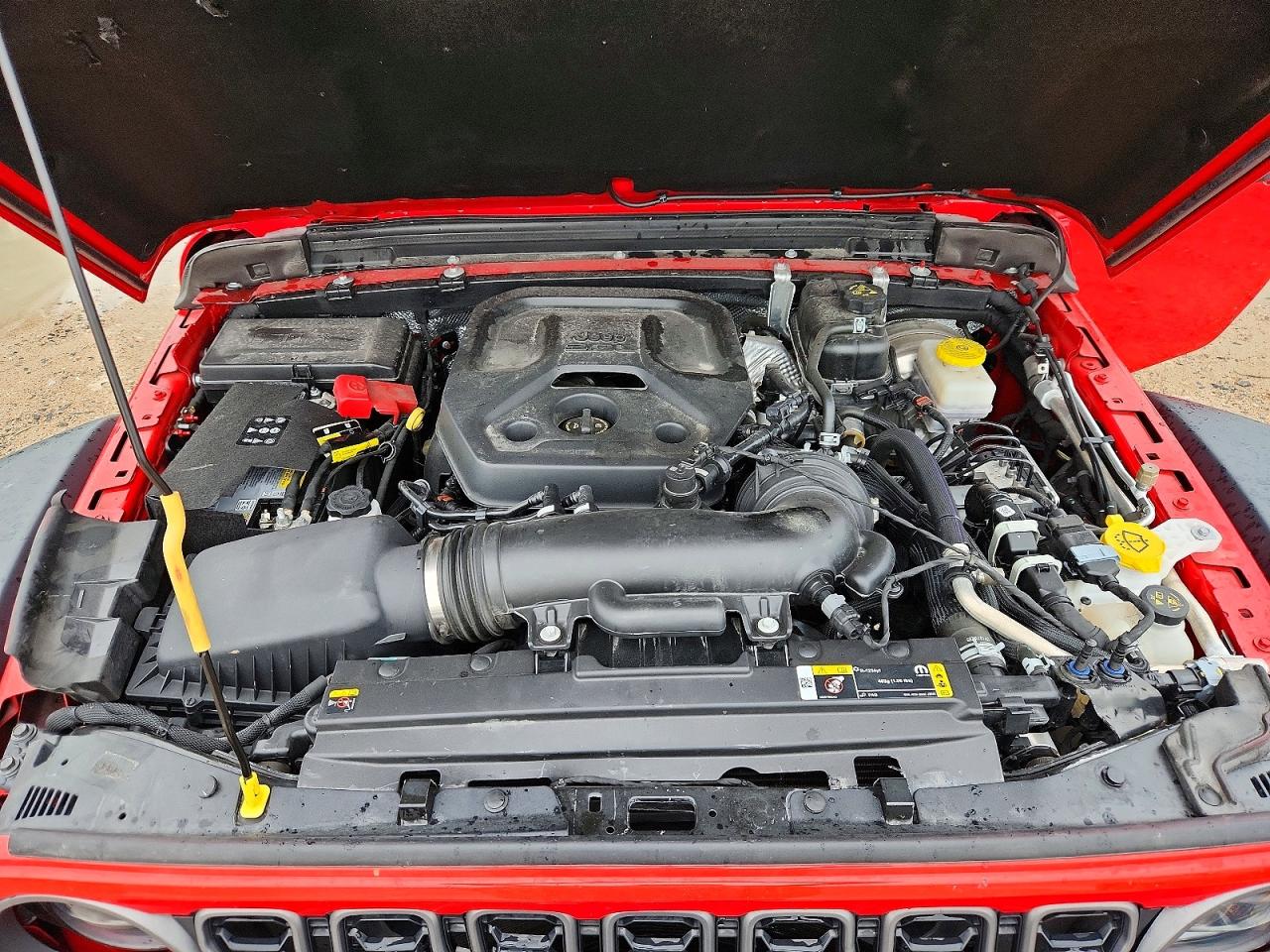 2025 Jeep Wrangler Rubicon Red vin: 1C4PJXFNXSW521461