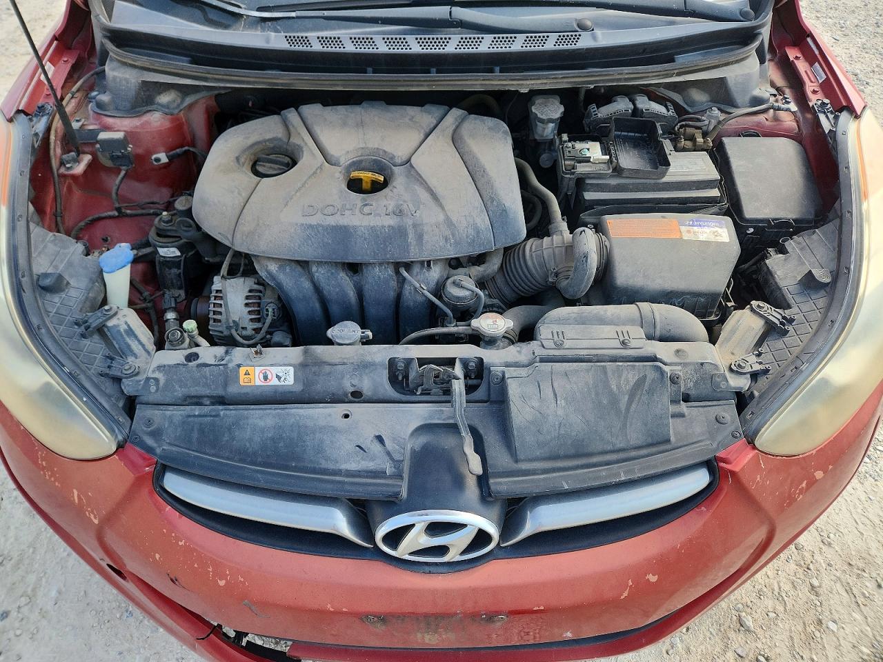 2013 Hyundai Elantra Limited Red vin: KMHDH4AE4DU697694