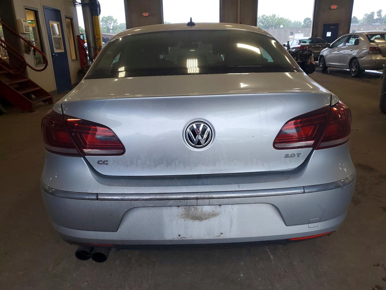 2014 Volkswagen Cc Sport Silver vin: WVWBN7AN9EE540664