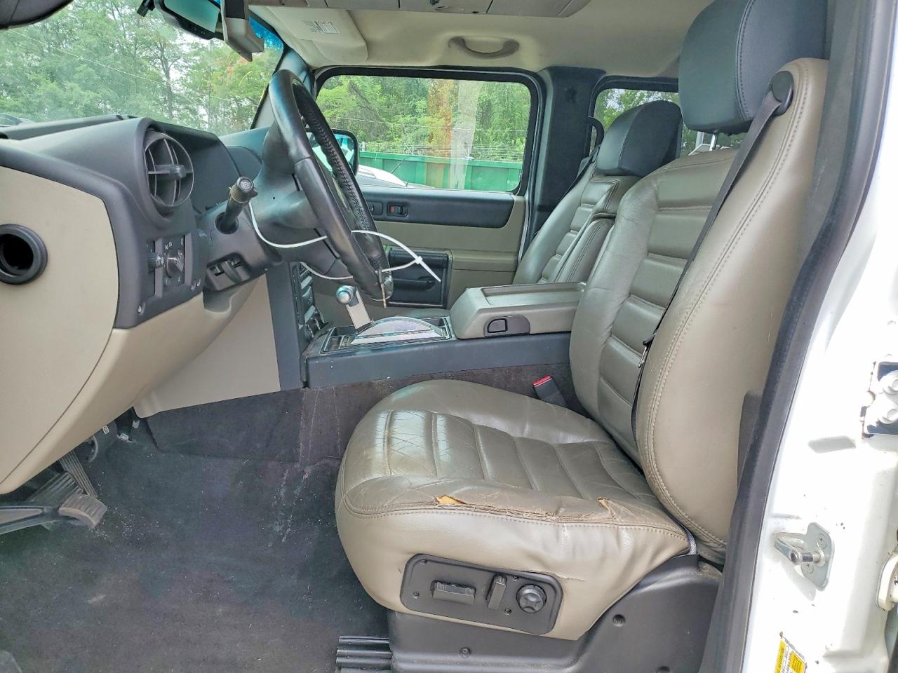 2007 Hummer H2 White vin: 5GRGN23U17H105117