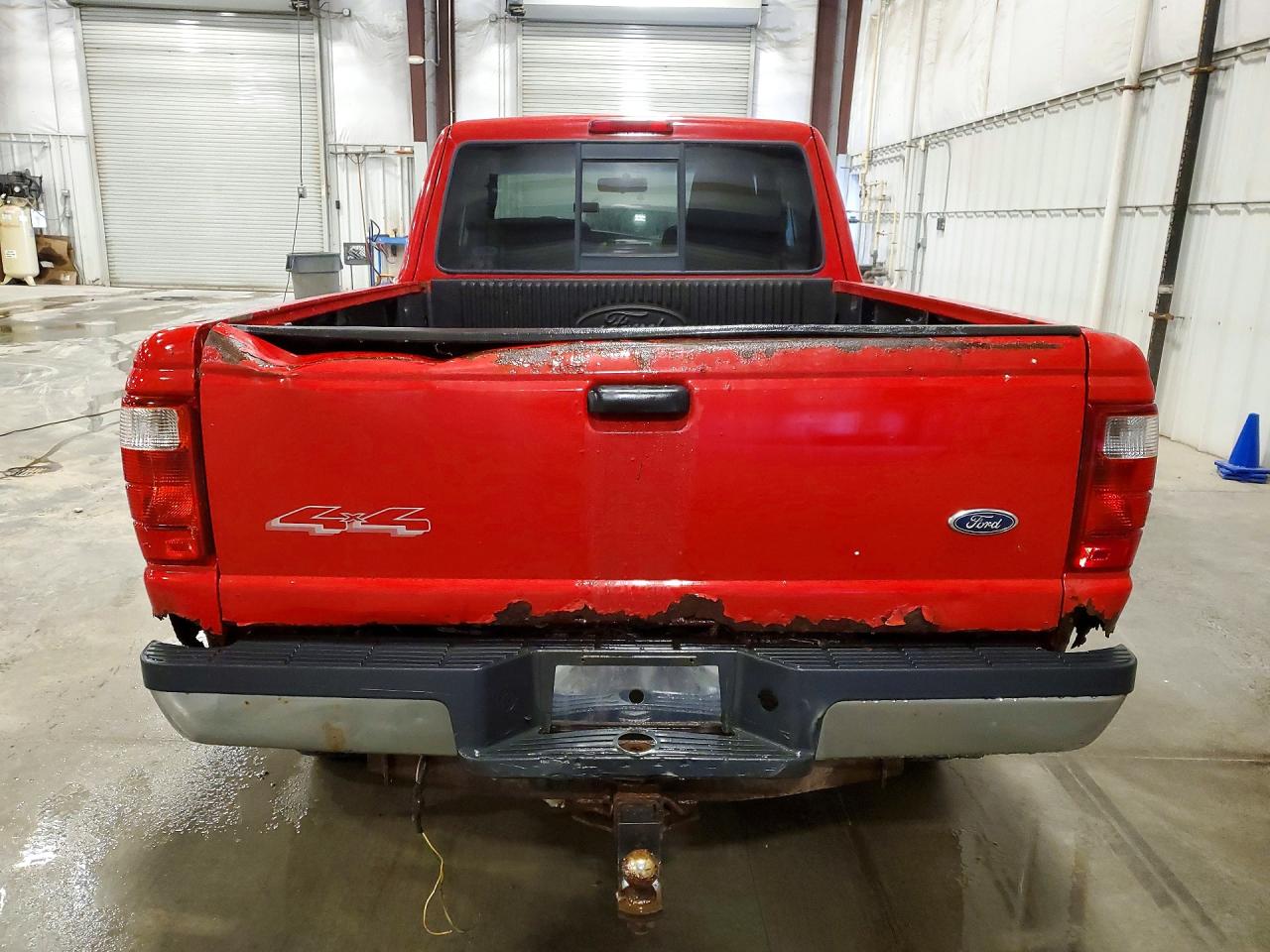 2004 Ford Ranger Super Cab Red vin: 1FTZR45E64PB38776